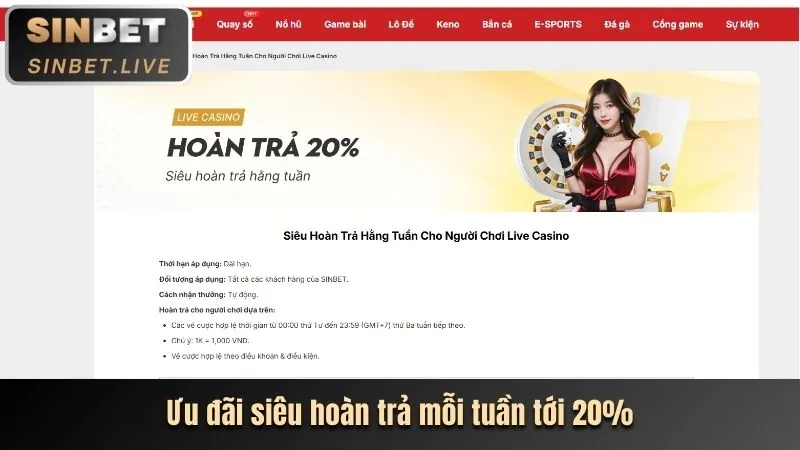 Hoàn trả tuần lên đến 1.5% pc28 link mới